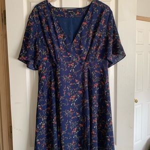 Cute floral Madewell wrap dress!